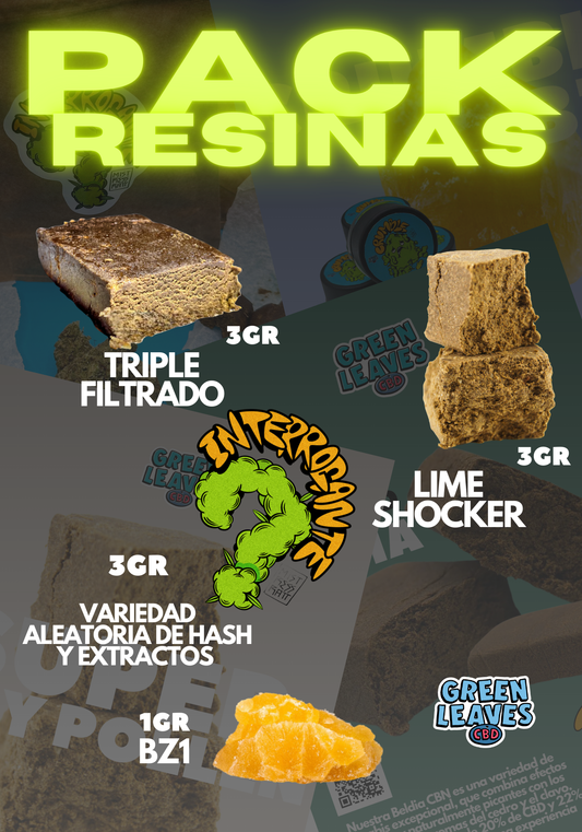 PACK RESINAS + EXTRACCION CBD
