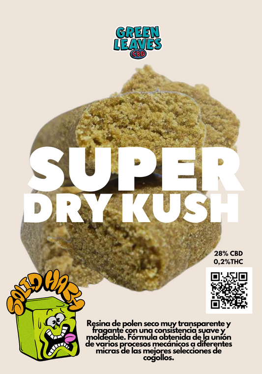 SOLID HASH CBD | SUPER DRY KUSH