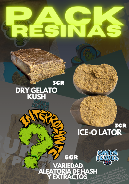 PACK RESINAS + EXTRACCION CBD